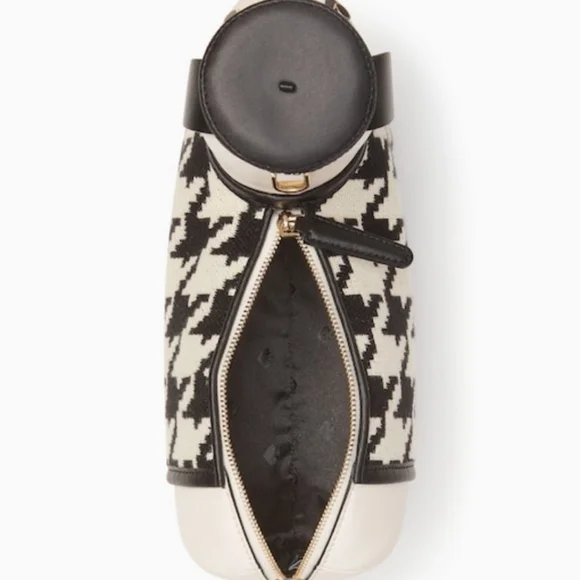 Kate Spade Claude Dachshund Houndstooth crossbody - Picture 7 of 7
